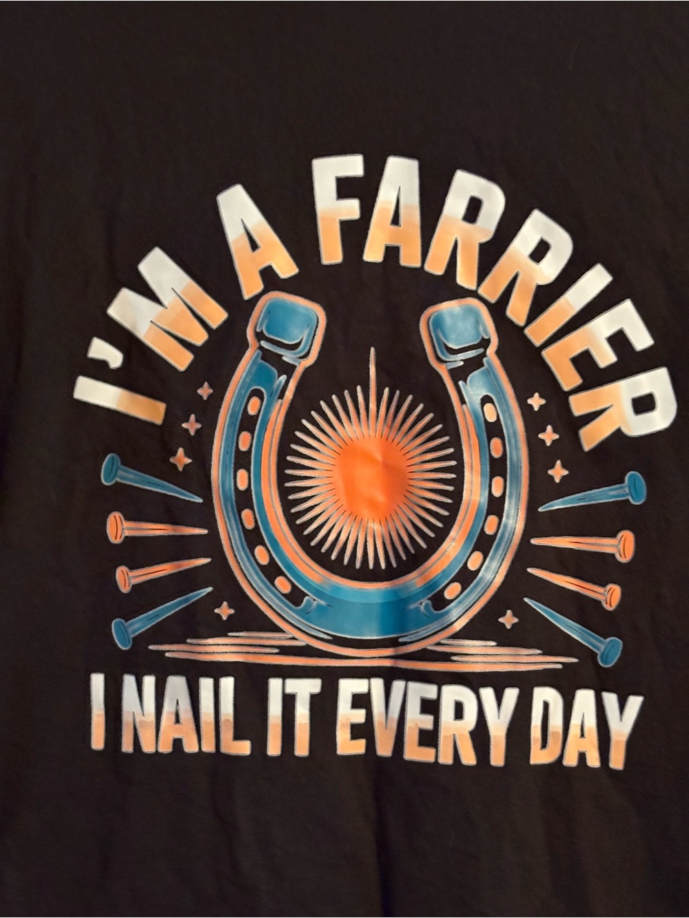 I'm a Farrier Graphic Tee - Black XL